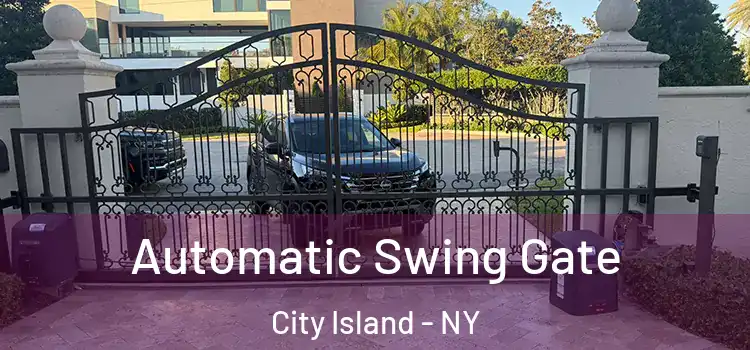  Automatic Swing Gate City Island - NY
