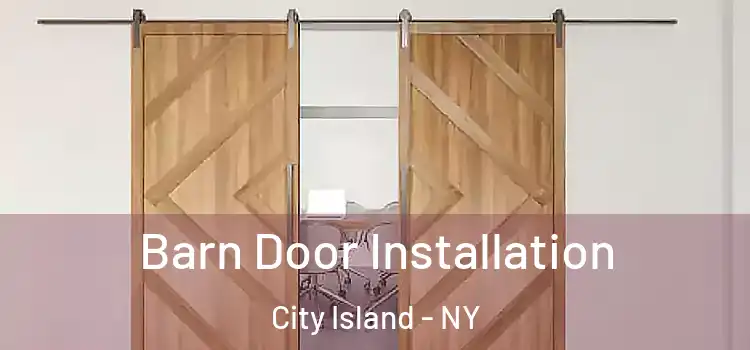  Barn Door Installation City Island - NY