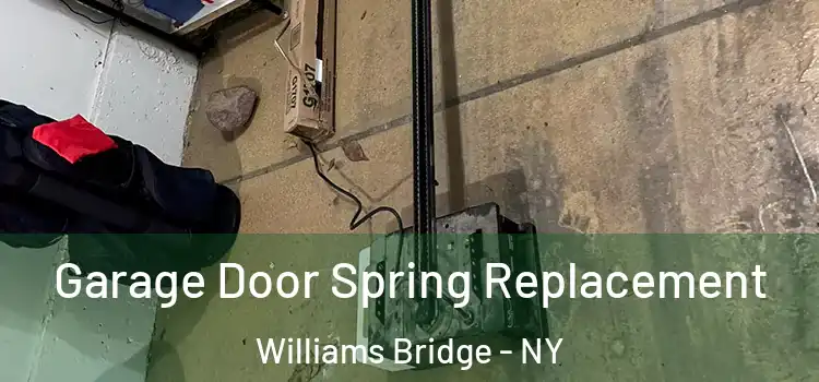  Garage Door Spring Replacement Williams Bridge - NY